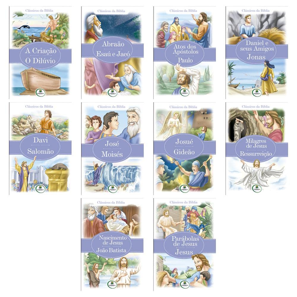 CLÁSSICOS DA BÍBLIA II - KIT C/10 UND